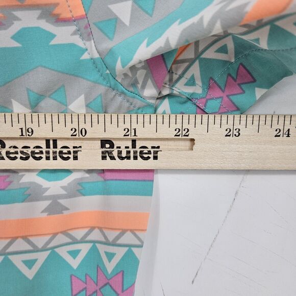 Chubbies Nutter‎ Shirt Mens Medium Performance Polo Colorful Aztec Weekend - Picture 7 of 9